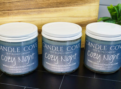 Candle Cove Cozy Night Candle 16oz - Candle Cove Store