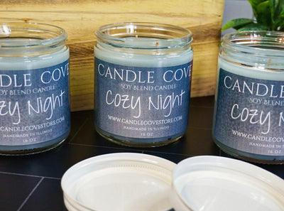 Candle Cove Cozy Night Candle 16oz - Candle Cove Store