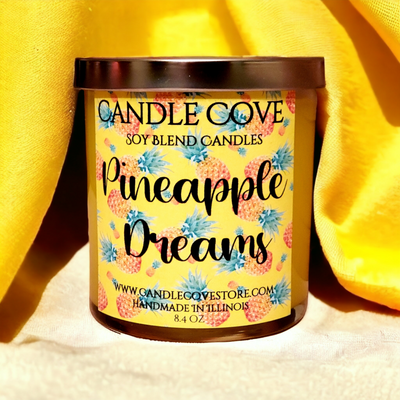 Candle Cove Pineapple Dreams Candle 8.4oz - Candle Cove Store