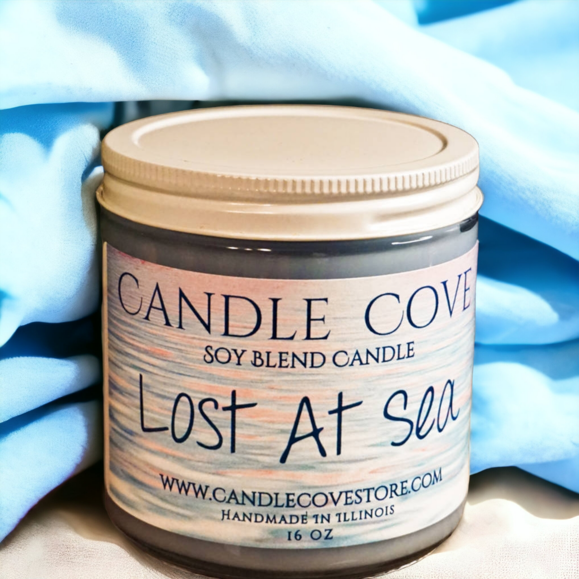 Candle Cove Lost at Sea Candle  16 oz - Candle Cove Store