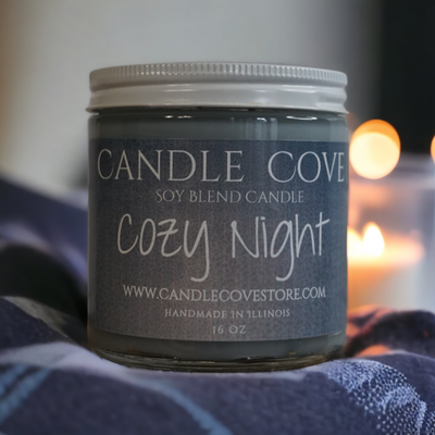 Candle Cove Cozy Night Candle 16oz - Candle Cove Store