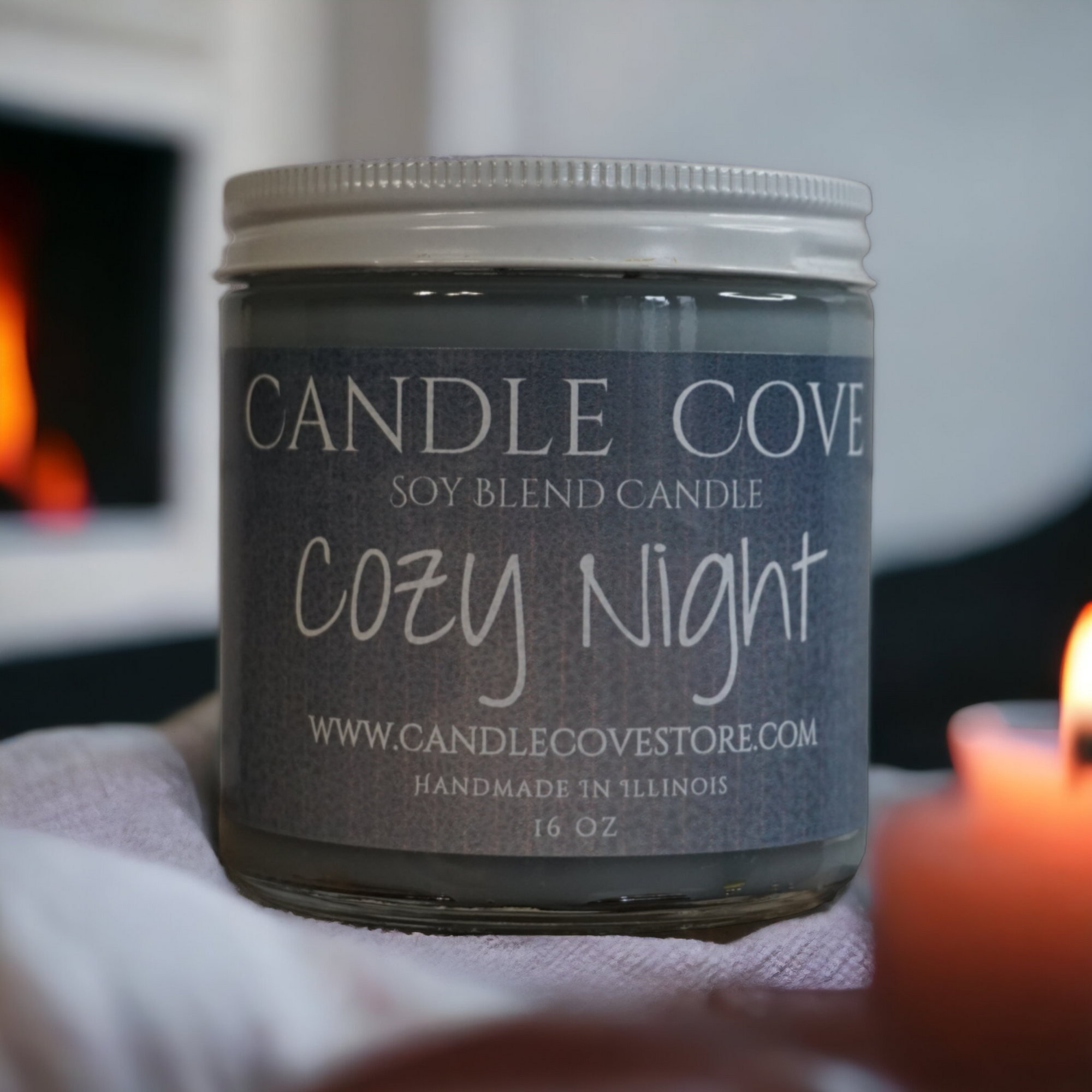 Candle Cove Cozy Night Candle 16oz Candle Cove Store