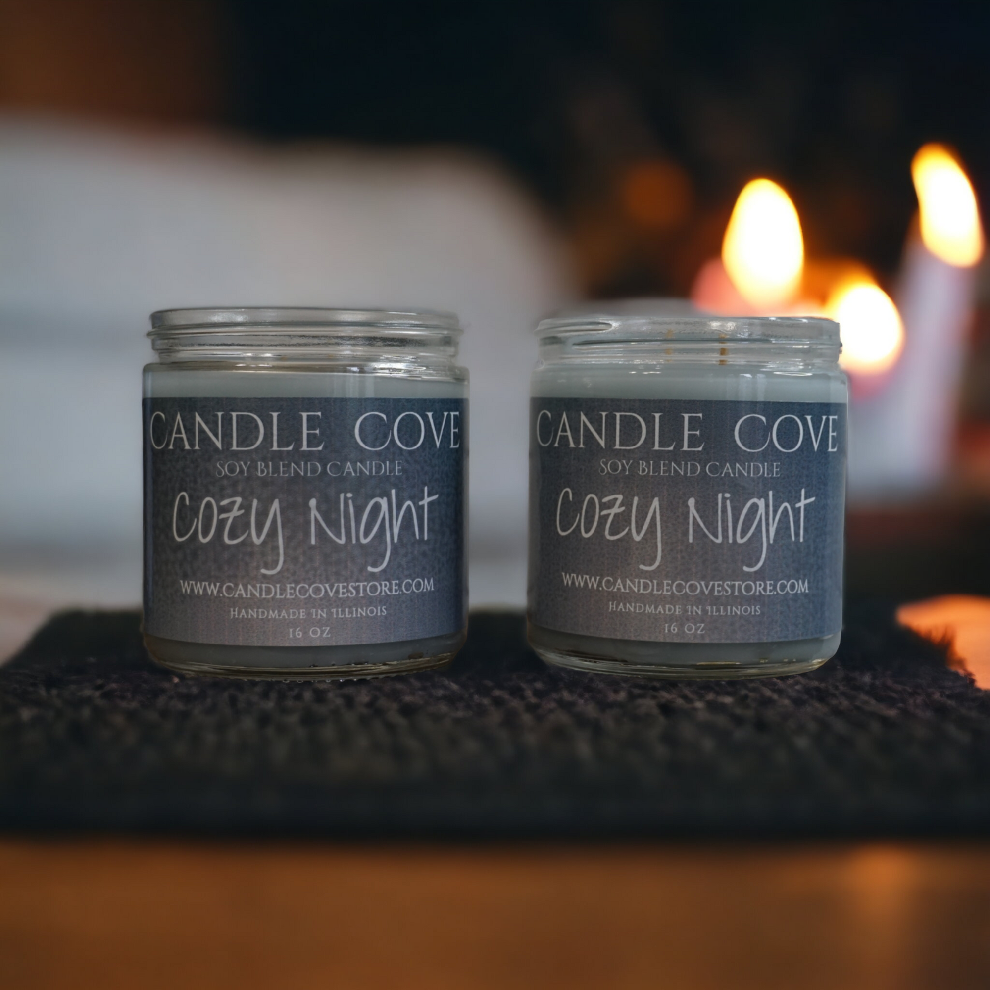 Candle Cove Cozy Night Candle 16oz Candle Cove Store