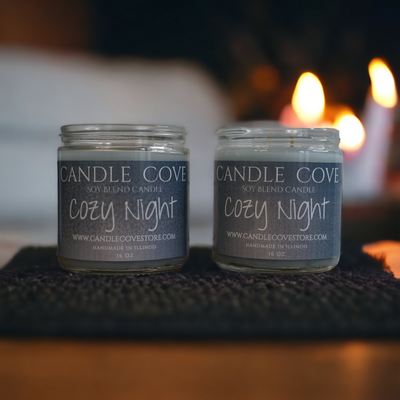 Candle Cove Cozy Night Candle 16oz - Candle Cove Store