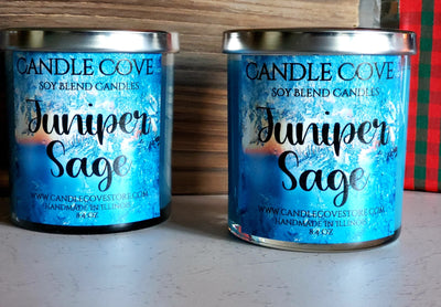 Candle Cove Juniper Sage Candle 8.4 oz - Candle Cove Store