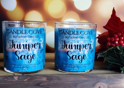 Candle Cove Juniper Sage Candle 8.4 oz - Candle Cove Store