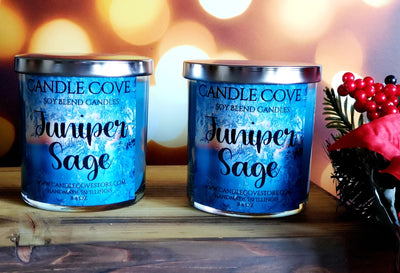 Candle Cove Juniper Sage Candle 8.4 oz - Candle Cove Store