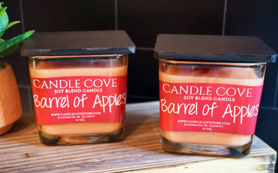 Candle Cove Barrel of Apples Candle 12oz - Candle Cove Store