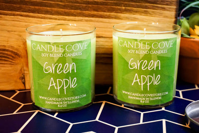 Candle Cove Green Apple Candle 8.4 oz - Candle Cove Store