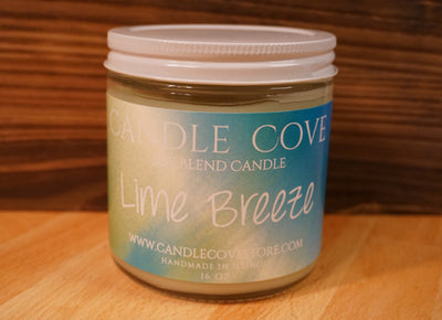 Candle Cove Lime Breeze Candle  16 oz - Candle Cove Store