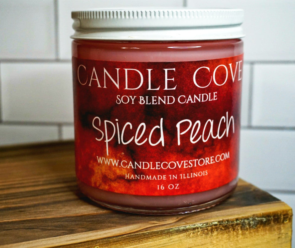 Candle Cove Spiced Peach Candle 16 oz