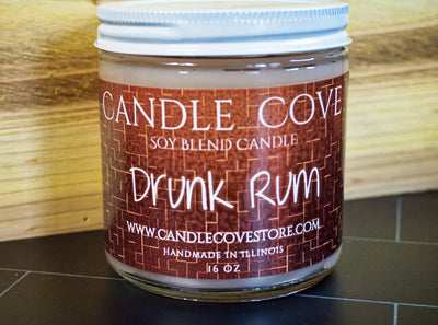 Candle Cove Drunk Rum Candle 16oz - Candle Cove Store