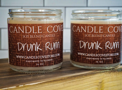 Candle Cove Drunk Rum Candle 16oz - Candle Cove Store